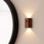 Manufactured Wood LED Flush Mounted Sconce-338878067