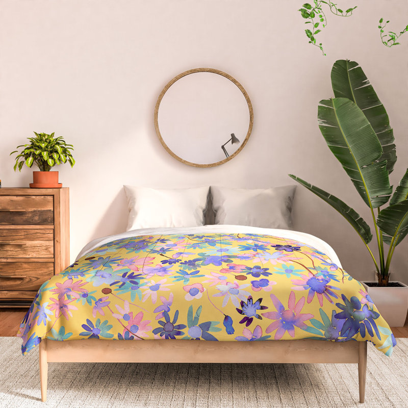 Housse de couette en coton Ninola, Housse de couette pour très grand lit