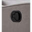  Fauteuil coulissant et inclinable manuel en tissu gris-1269356499