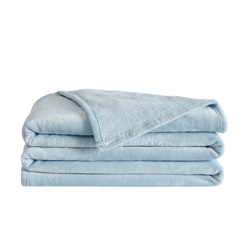 Throw Blanket, Light Blue