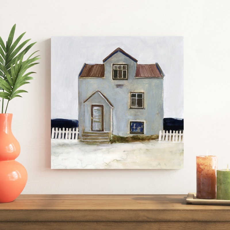 " Beach Hut III " by Stellar Design Studio Painting Print, 20" H x 20" W