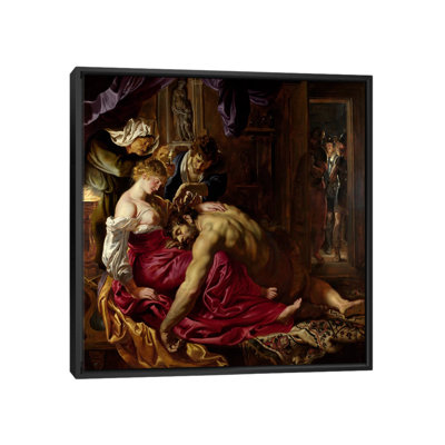 «Samson and Delilah» par Peter Paul Rubens, reproduction d'art sur toile