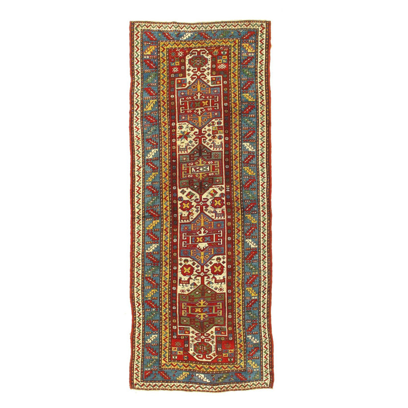 Hand Woven Cotton and Wool Oriental Area Rug
