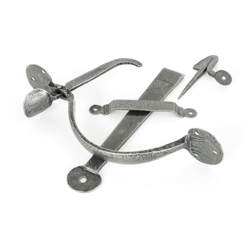 Bean Heavy Thumb Latch, Pewter