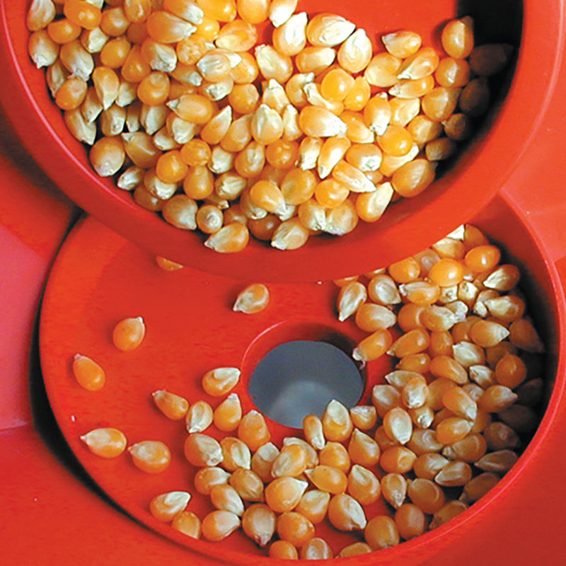 Nostalgia Vintage Healthy Hot-Air Tabletop Popcorn Maker, Makes 12 Cups of Popcorn, With Kernel Measuring Cup, Oil Free, Perfect for Birthday Parties, Movie Nights