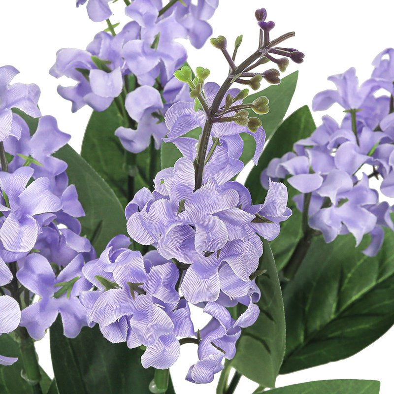 Bouquet de fleurs artificielles, Mauve lavande