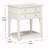 2-Drawer Tray Top Nightstand