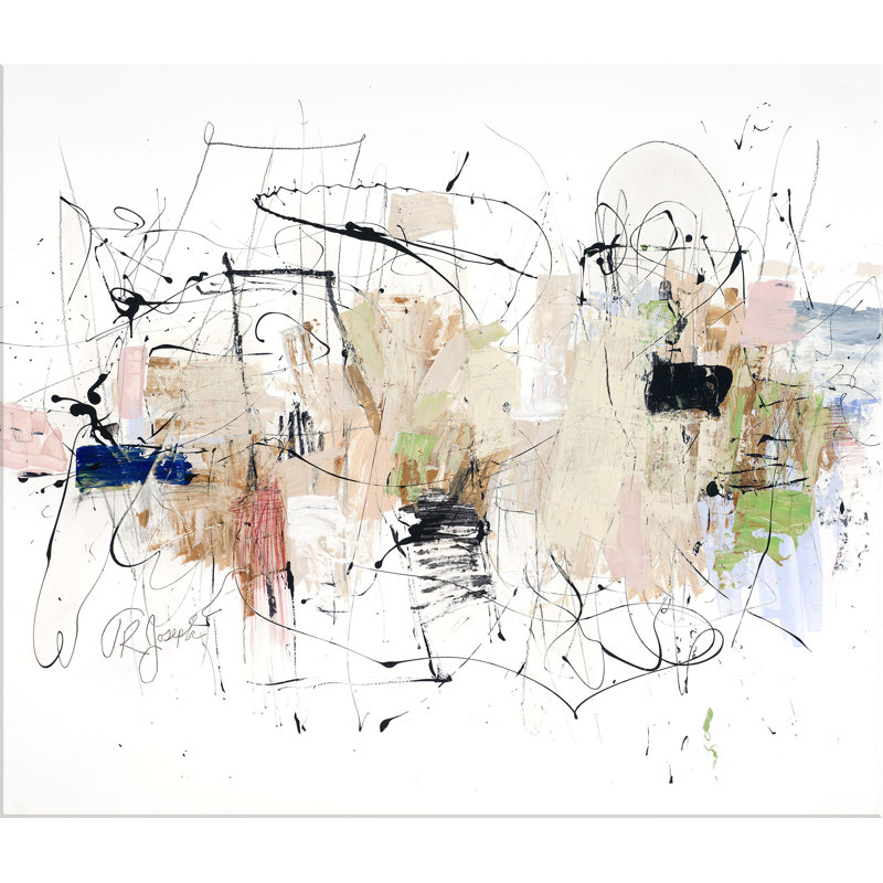 "Blended Family" par T. R. Joseph - peinture sur toile tendue