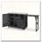 78.3" Outdoor Kitchen Island with Foldable Grill Table and Hidden Trash Cabinet-1816486716