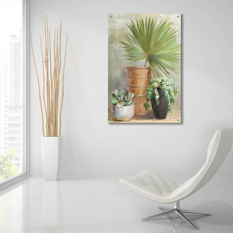 Art mural d'intérieur en verre d'intérieur 2 po par Danhui Nai, H 36 po x l 24 po