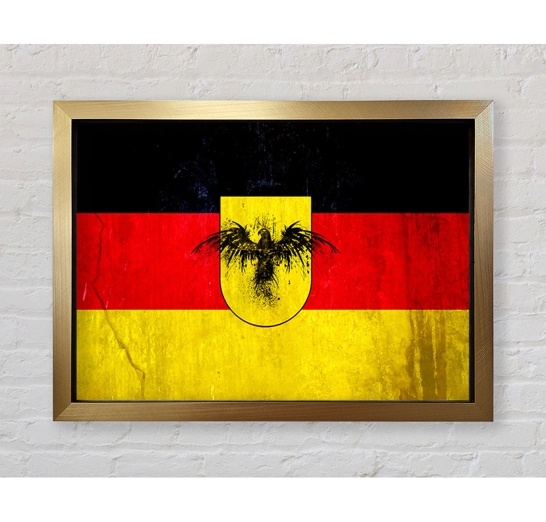 Deutsche Flagge Adler - Druck