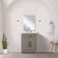Meuble-lavabo simple l 24 po x P 18 po, plateau en acrylique-124429372