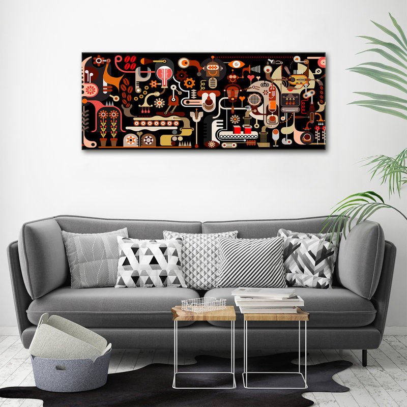 Coffee Production - No Frame Print on Canvas