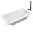 72" x 36" Acrylic Soaking Drop-In Bathtub, Drain Included-97545269