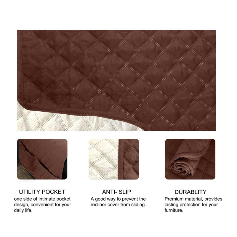 Leather Box Cushion Sofa Slipcover