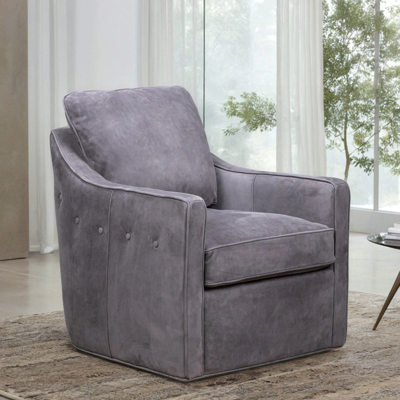 Oso Upholstered Swivel Armchair