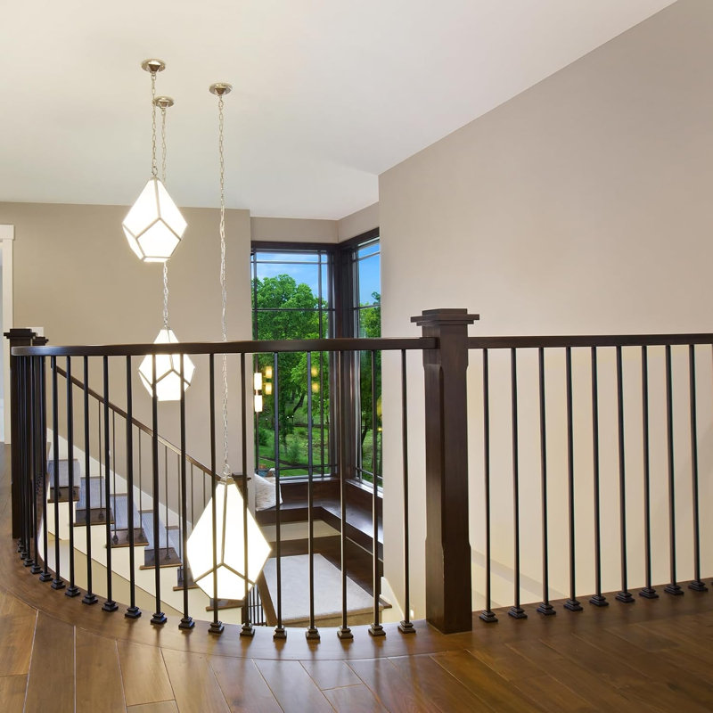 30 pièces de barreaux d'escalier carrés en métal 44 '' x 1/2 po