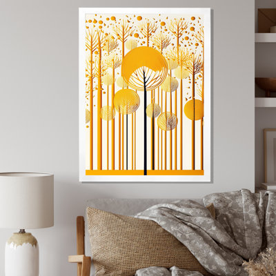 " Abstract Yellow Forest "