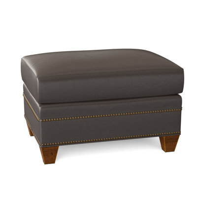 Raylen Leather Ottoman