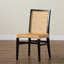 Chaise d'appoint en acajou et bois massif Bertenshaw