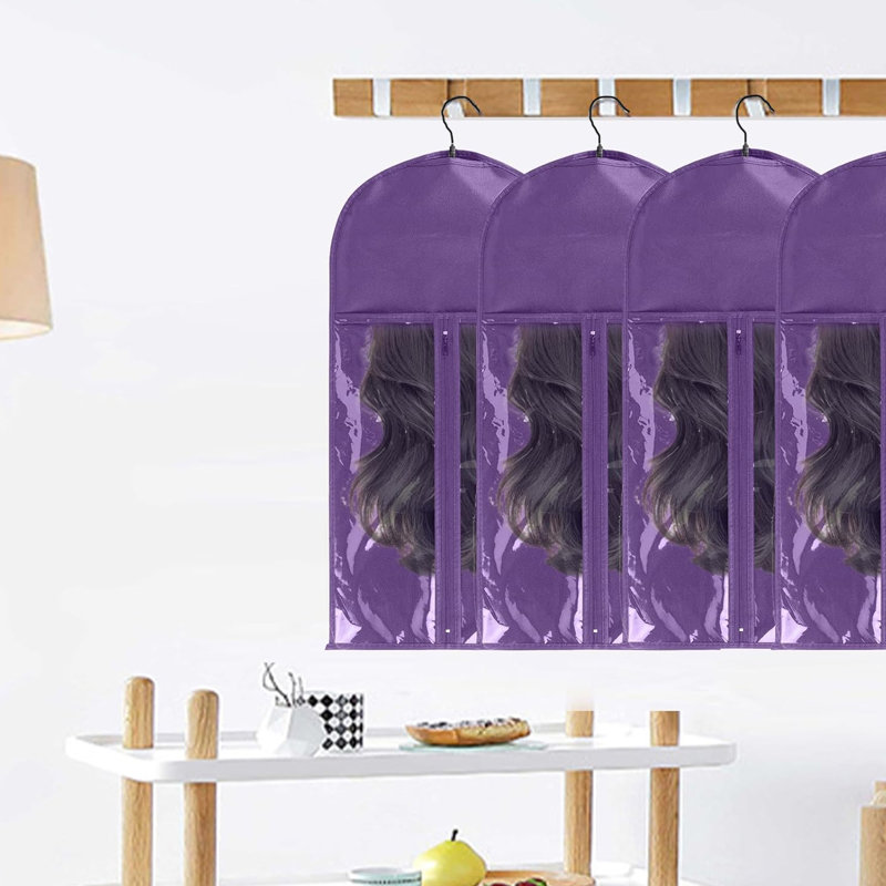 2 pièces de support pour perruque, Mauve