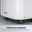 Daewoo 5000 BTU Portable air conditioner with Remote