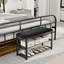 8 Pair Shoe Storage Bench