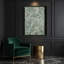 «Abstract Florals 81», art mural sur toile grise-1882444003