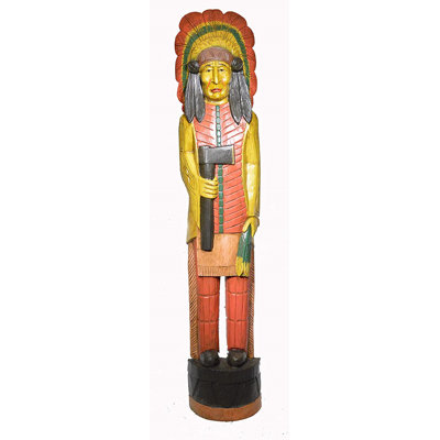 Statue de chef indien indien