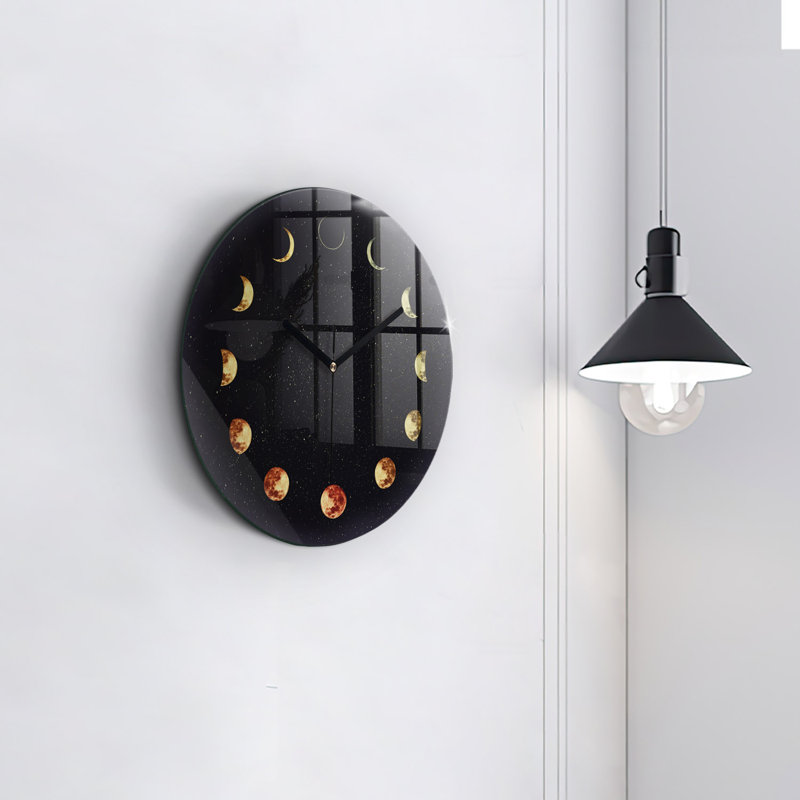 Glass Wall Clock