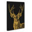 Golden Stag - Wrapped Canvas Print-61887012