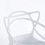 Chaise en plastique 4 pièces blanc-848473185