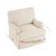 Fauteuil d'appoint pivotant avec coussin amovible Muro Modern-722651972