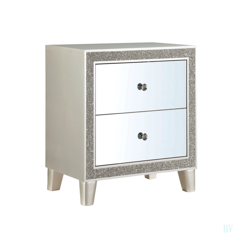 Mirrored Nightstand
