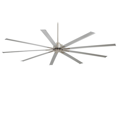 96" Xtreme 9 - Blade Standard Ceiling Fan with Remote Control