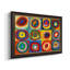Color Study: Squares with Concentric Cercles, 1913 - Wassily Kandinsky - Toile encadrée sur mesure-322087172-322087180-322087185