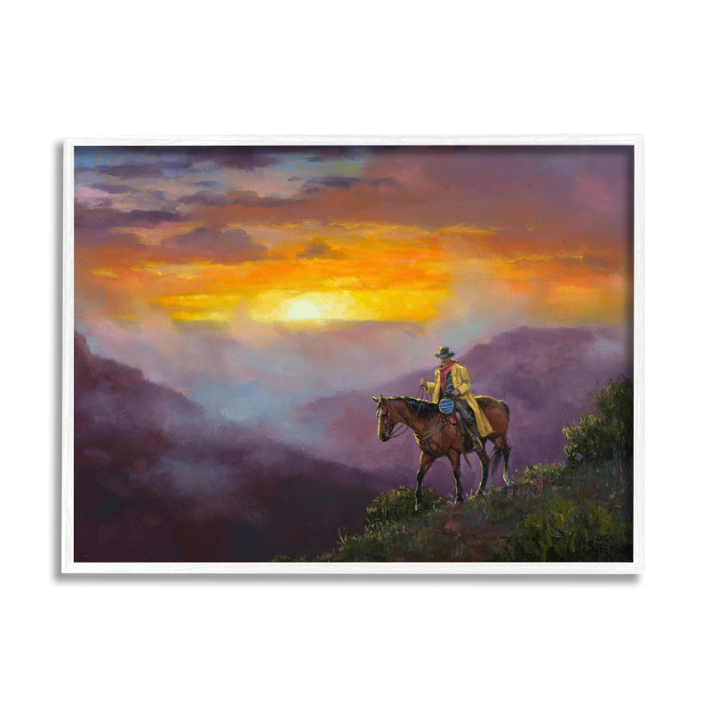 Art texturé sur estampe numérique par Jack Sorenson, H 14 po x l 11 po, Giclée encadrée blanc bord de mer