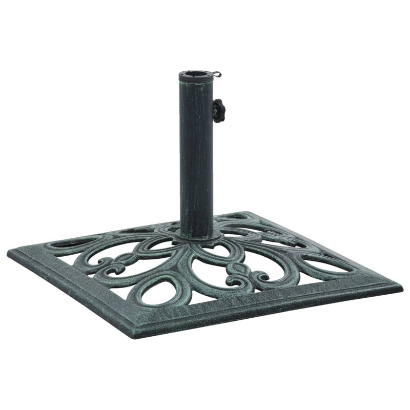 Tabitha 12kg Cast Iron Free Standing Umbrella Base, Green