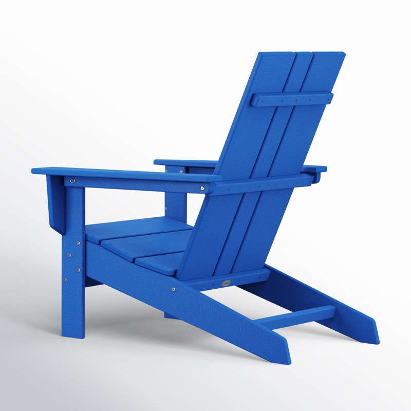 POLYWOOD x AllModern Adirondack Chair, Pacific Blue