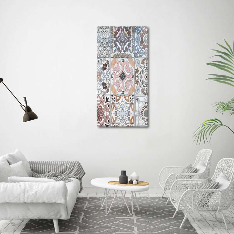 Audine Ceramic Tiles - Wrapped Canvas Print