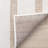 Wum Striped Machine Woven Polypropylene Area Rug in Beige/Cream-1217080333