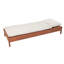 Chaise longue inclinable avec coussin Baghavann