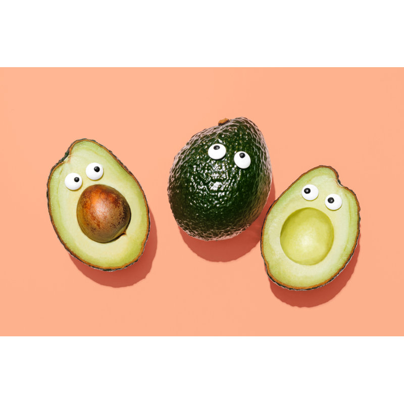 Funny Avocado - Wrapped Canvas Print, 81cm H x 122cm W x 3.8cm D