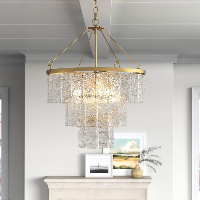 Lockeford 4 - Light Dimmable Tiered Chandelier