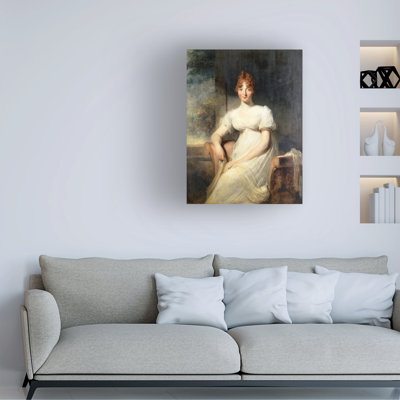 Marcus Jules She Sat Canvas Art
