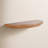 Canvey Half Moon Solid Wood Floating Table Shelf-314250886