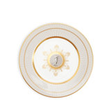 Wedgwood Anthemion Gray Plate 8.9In