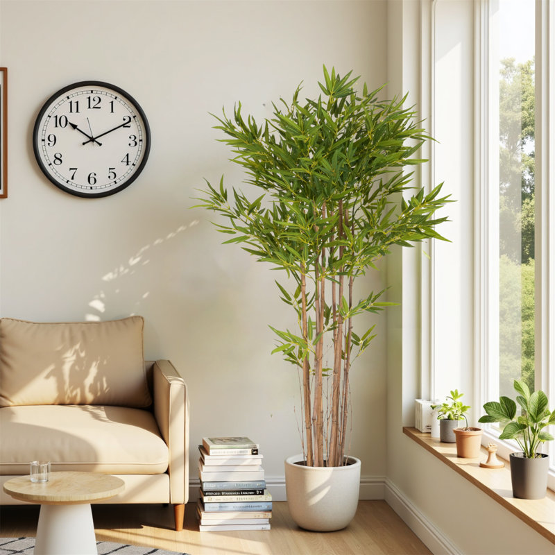 70" Artificial Bamboo With Pot