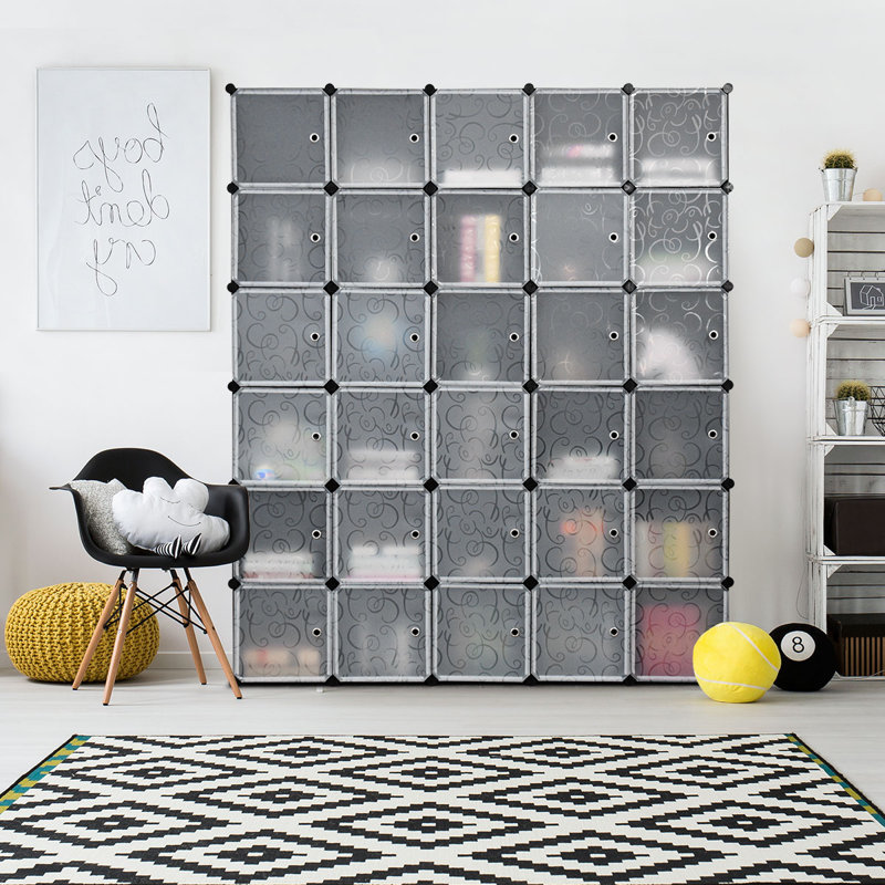 Evelin 71" W Portable Closet Storage Organizer
