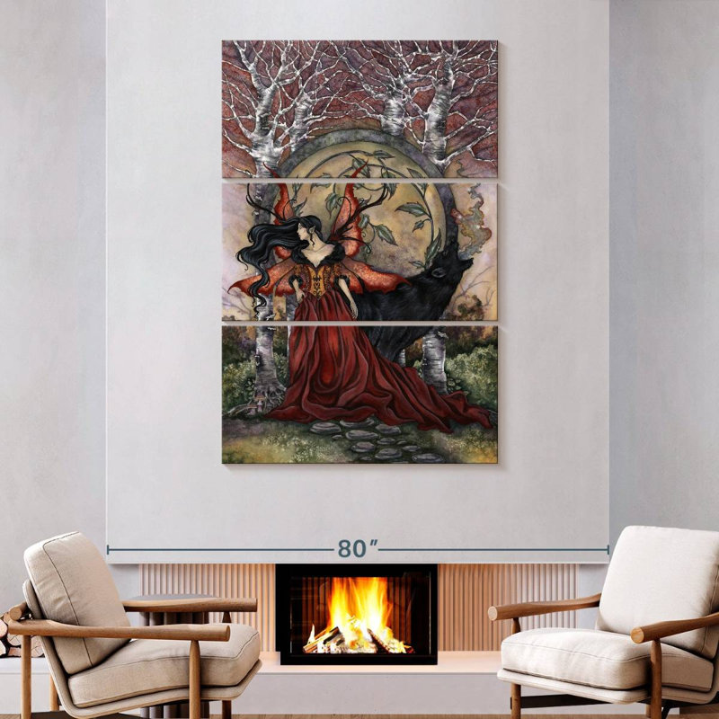 Kelan Gothic Beauty And The Beast, 74" H x 48" W